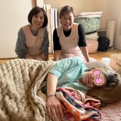 陣痛がきたー(もちろん英語だけど)