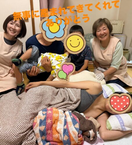 「忘れてたわ、この痛み」と笑顔の出産